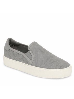 UGG Abies Suede Perforated Slip-On Sneakers in Grey / Seal | Size 7.5